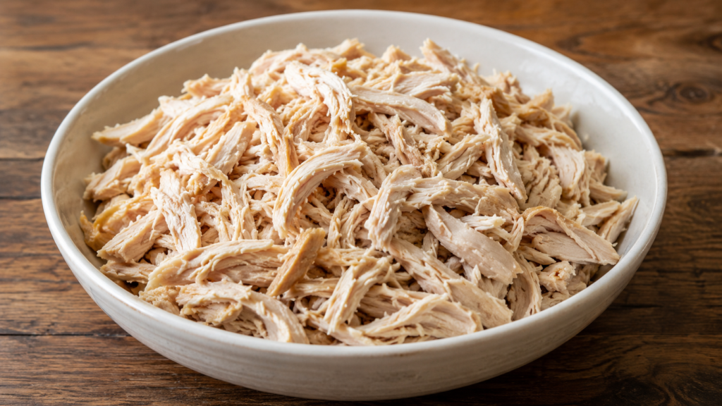 How Much Shredded Chicken for 20 People? 4 to 5 lb Cooked