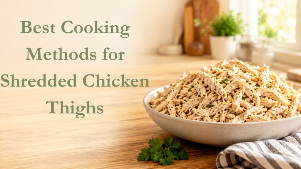 Best Cooking Methods for Shredded Chicken Thighs