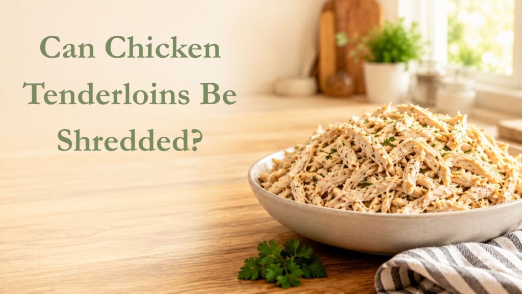 Can Chicken Tenderloins Be Shredded?