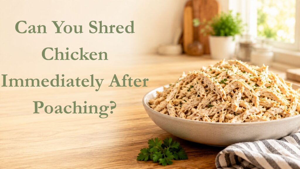 Can You Shred Chicken Immediately After Poaching?