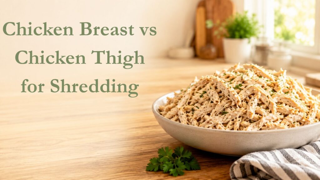 Chicken Breast vs Chicken Thigh for Shredding