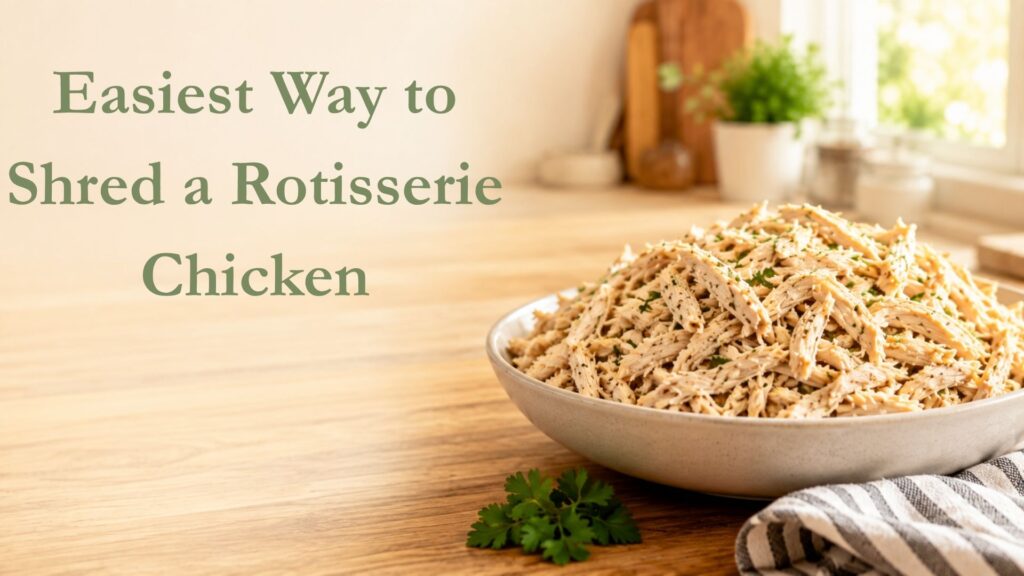 Easiest Way to Shred a Rotisserie Chicken