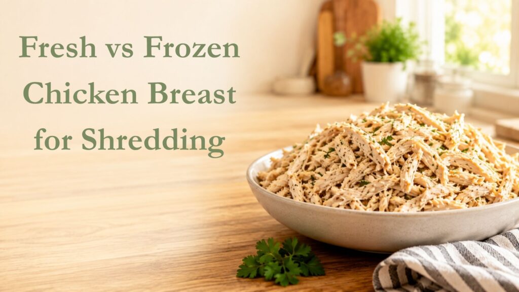 Fresh vs Frozen Chicken Breast for Shredding