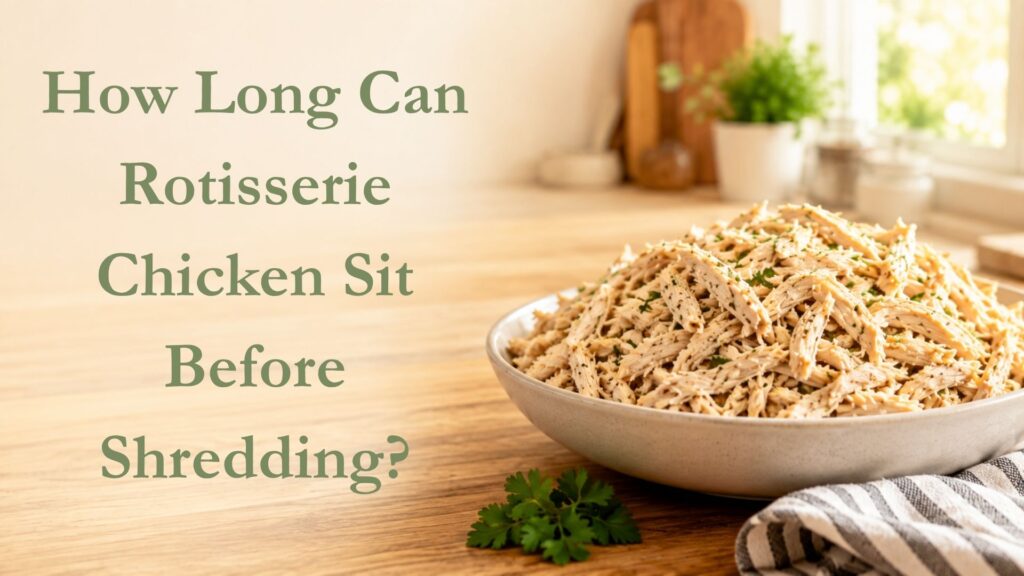 How Long Can Rotisserie Chicken Sit Before Shredding?