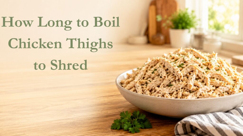 How Long to Boil Chicken Thighs to Shred