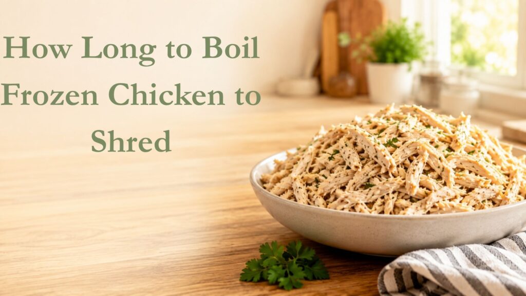How Long to Boil Frozen Chicken to Shred