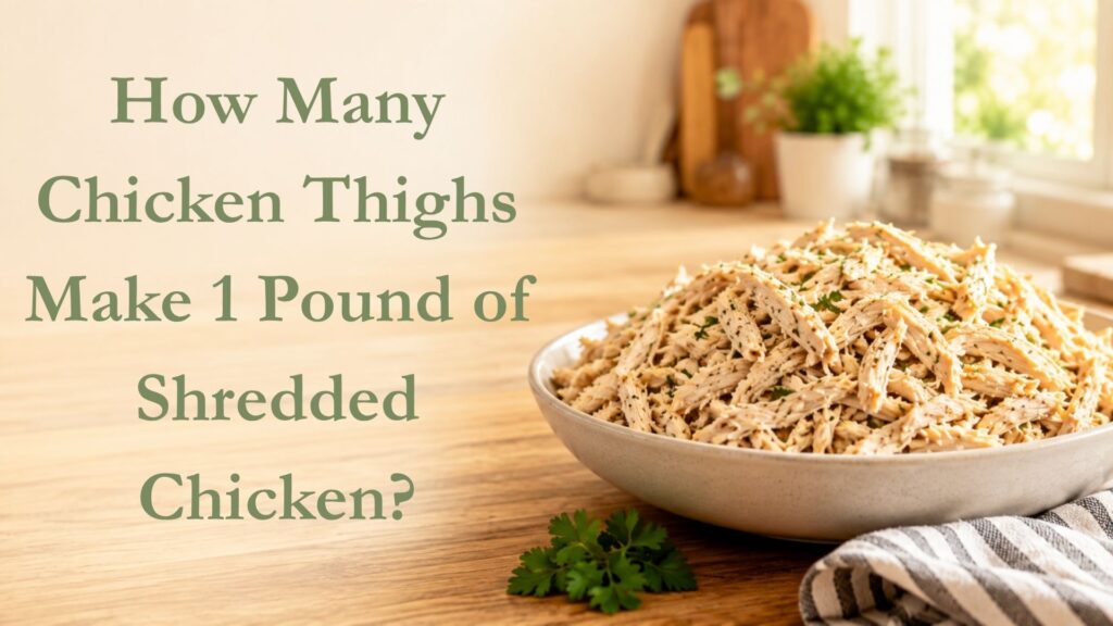How Many Chicken Thighs Make 1 Pound of Shredded Chicken?