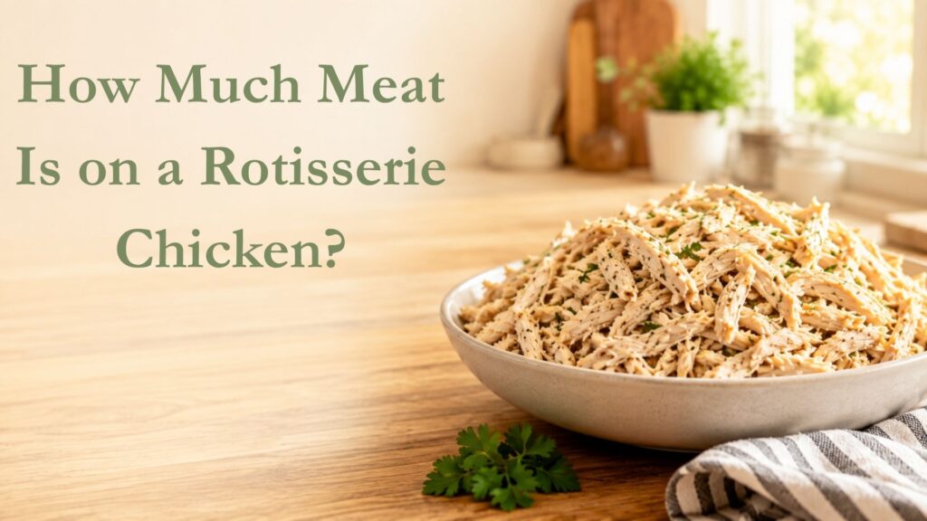 How Much Meat Is on a Rotisserie Chicken?