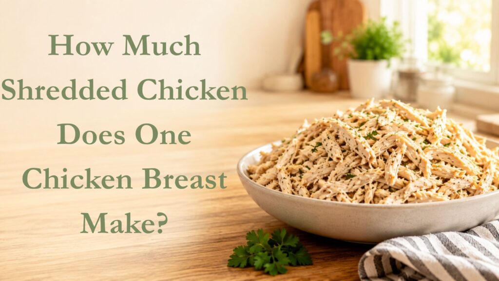 How Much Shredded Chicken Does One Chicken Breast Make?