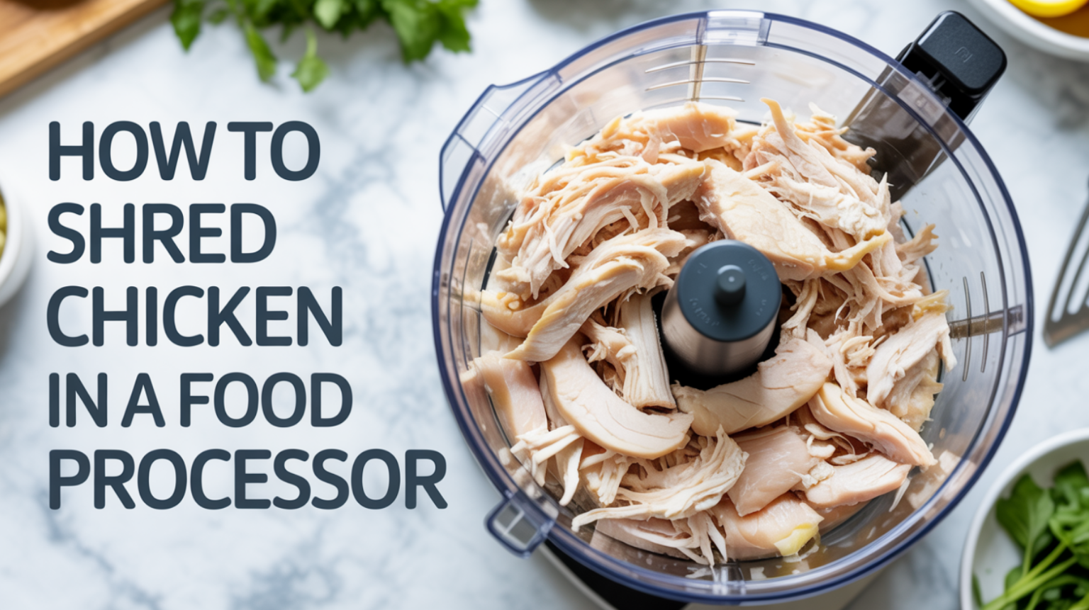 How to Shred Chicken in a Food Processor – ChickenShredder.blog