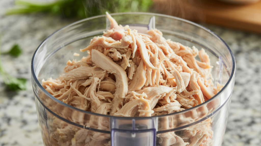 Food Processor Chicken Shredding