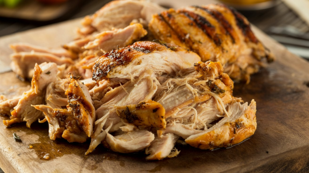 Shredded Chicken Grilled
