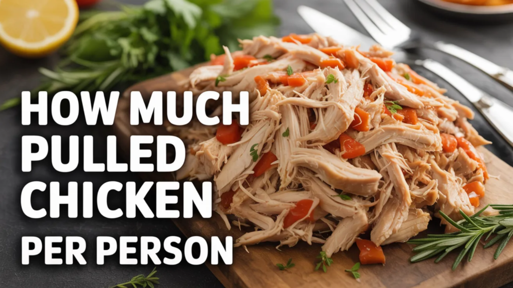 How Much Pulled Chicken Per Person