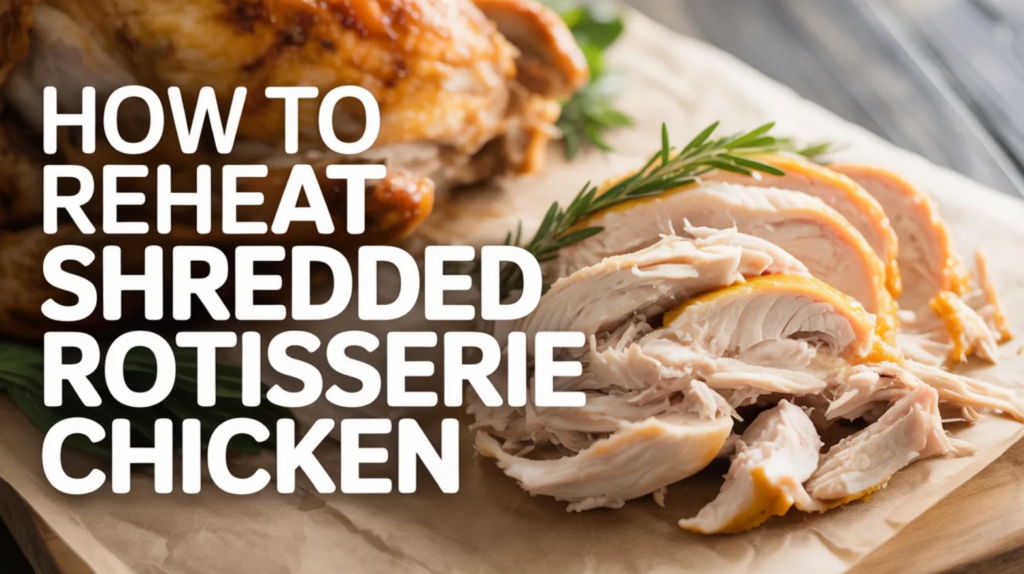How to Reheat Shredded Rotisserie Chicken